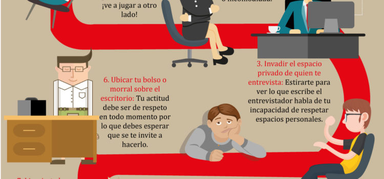 7 cosas que no debes hacer en una entrevista de trabajo